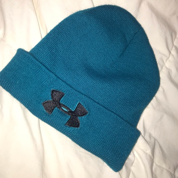 Teal Under Armour Beanie - Picture 1 of 2